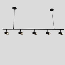 Tyrese Aluminium 5 Light Linear Pendant